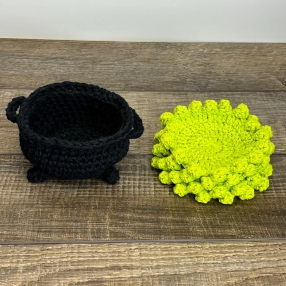 Hand Crafted halloween cauldron
